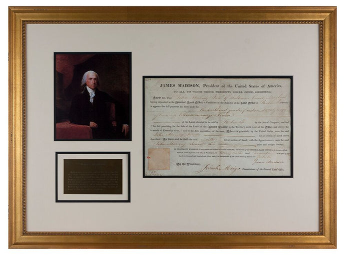 Proper Framing of Historical Documents, Autographs and other Antique Paper