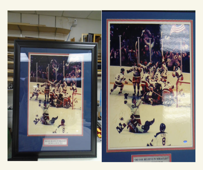 Beware of Framing from Sports Sellers and Framers not Familiar with Museum Quality Framing